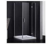 Kabiny prysznicowe - Omnires Manhattan 90x120 profil chrom szkło transparentne ADC92XLUX - miniaturka - grafika 1