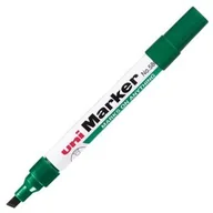 Markery permanentne - Uni Marker ZIELONY ścięty permanentny 580B - miniaturka - grafika 1