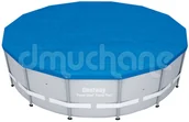 Akcesoria do basenów - Bestway Pokrywa do basenu stelażowego 427 cm 58248 - miniaturka - grafika 1