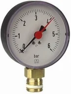 Akcesoria grzewcze - Afriso Manometr RF100 pionowy 1/2 0-6 BAR 63613 - miniaturka - grafika 1