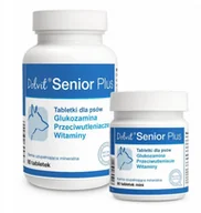 Suplementy i witaminy dla psów - Dolfos Dolvit Senior Plus dla psów poprawa kondycji wzmocnienie odporności MINI 90 tab - miniaturka - grafika 1