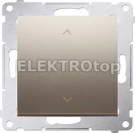 Wyłączniki światła i elektryczne - Kontakt Simon DZW1K.01/44 Łącznik żaluzjowy trójpozycyjny 1-0-2 (moduł); złoty m - miniaturka - grafika 1