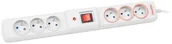Listwy zasilające - Armac Listwa Zasilająca MULTI M33 (6 GNIAZD) 2.5m szara M33/25/SZ - miniaturka - grafika 1