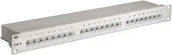 Wtyczki i adaptery - Wentronic Wentronic Patch panel 19" CAT6A 24 Port biały 90855 - miniaturka - grafika 1