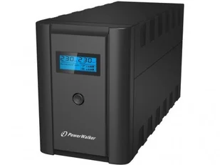 PowerWalker UPS LINE-INTERACTIVE 1200VA 2x SCHUKO + 2x IEC OUT, RJ11/45 IN/OUT, USB, LCD VI1200LCD-SCHUKO - Zasilacze awaryjne UPS - miniaturka - grafika 2
