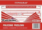 Druki akcydensowe - Typograf Druk Polecenie Przelewu 4-odc 1133 TP057 - miniaturka - grafika 1
