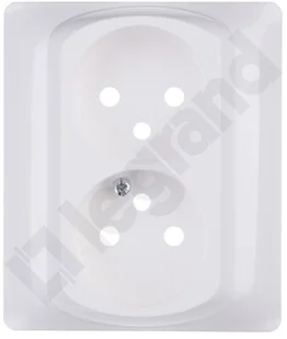 Legrand SISTENA LIFE ARCTIC Pokrywa gniazda 2X2P+Z 771035 - Klawisze i ramki - miniaturka - grafika 2