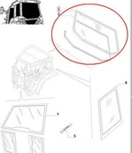 Części i akcesoria do maszyn rolniczych - CNH SZYBA TYLNA UCHYLNA 82016997 - 5178304 - miniaturka - grafika 1