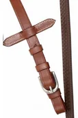 Akcesoria jeździeckie - HKM Hkm Zügel Mit Gummibezug, L, Braun - miniaturka - grafika 1
