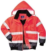 Odzież robocza - Portwest C465 Dwukolorowa całoroczna kurtka ostrzegawcza 3w1 - EN471 - XS-4XL. - miniaturka - grafika 1