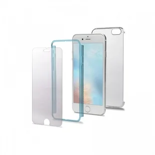 Celly Polycarbonat Total Body Schutz Rückseite/front cover mit Display Sekuritglas mit Härtegrad 9H für iPhone 7 - Hellblau - Etui i futerały do telefonów - miniaturka - grafika 3
