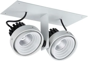 Italux Spot LAMPA sufitowa PATRIZIO GL7118-2/2X12W 4000K WH+BL podtynkowa OPRAWA LED 24W wpust REFLEKTORKI do zabudowy białe - Lampy sufitowe - miniaturka - grafika 2