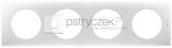 Klawisze i ramki - Legrand Celiane Ramka tytan x4 poz/pion 068904 - miniaturka - grafika 1