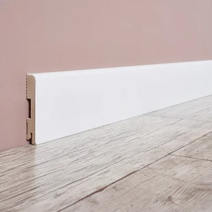 Listwa przypodłogowa MDF Foge LB1 100 biały półmat 200 x 10 x 1 6 cm - Listwy przypodłogowe - miniaturka - grafika 2