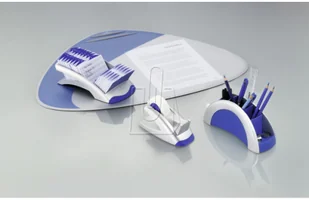 Durable Kartoteka stojąca Telindex Desk Vegas srebrna 2412-23 - Wizytowniki - miniaturka - grafika 3