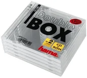 Pudełka i akcesoria na płyty CD - Hama CD-podwójne Leerhülle Standard, przezroczysty 5 szt. w opakowaniu 00044752 - miniaturka - grafika 1