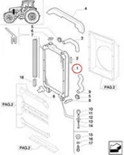 Części i akcesoria do maszyn rolniczych - CNH CHŁODNICA WODY NEW HOLLAND 82008037 - 82013306 - miniaturka - grafika 1