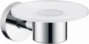 Hansgrohe E/S szklana - chrom 40515000 - Mydelniczki i dozowniki mydła - miniaturka - grafika 3