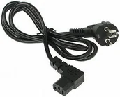 Kable komputerowe i do monitorów - ABCVISION PRZEWÓD CEE-77/IEC-C13 1.4 m - miniaturka - grafika 1