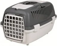 Sprzęt podróżny i transportery dla psów - Trixie transporter Capri 3 szary - 39831 - miniaturka - grafika 1