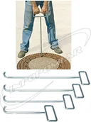 Sprzęt geodezyjny - Hak ręczny do podnoszenia włazów - miniaturka - grafika 1