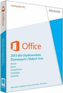 Microsoft Office 2013 Home and Business - dla użytkowników domowych i małych firm 32-bit/x64 Polish Eurozone Medialess (T5D-01753) - Programy biurowe - miniaturka - grafika 2