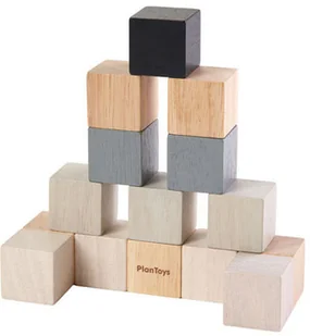 Plan Toys Drewniane klocki - Klocki - miniaturka - grafika 2