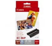 Papier do drukarek - Canon papier biały 86x54mm 36 szt. do drukarek sublimacyjnych - miniaturka - grafika 1