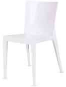 Krzesła - King Home Krzesło 47x51x78cm Stiletto białe CT-129.BIALY - miniaturka - grafika 1