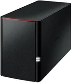 Nośniki danych - Buffalo Technology Deutschland Buffalo LinkStation 220 sieciowy dysk twardy, 2x 1TB HDD, 1x Gigabit RAID 0/1, SATA, czarny, czarny LS220DE-EU - miniaturka - grafika 1