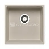 Zlewozmywaki - Teka TETRAGON 40x40 1B UM beż 70066111 - miniaturka - grafika 1