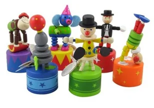 Playme Drewniane figurki CYRK, różne rodzaje - Układanki dla dzieci - miniaturka - grafika 3