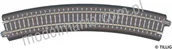 Kolejki i akcesoria - Tillig Łuk BR21 r=353mm 30° 83706 - miniaturka - grafika 1