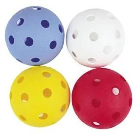 Spokey Piłeczki do unihokeja Domain 4 szt. mix 85658 - Unihokej - miniaturka - grafika 2