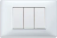 Klawisze i ramki - Vimar Ramka 3M, biała 14653.01 - miniaturka - grafika 1