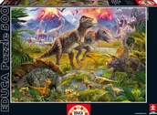 Puzzle - Lider Serwis Zbigniew Raszka Puzzle 500 dinozaury - miniaturka - grafika 1
