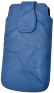 Etui i futerały do telefonów - Nokia Original Suncase Echt Ledertasche für Lumia 900 in wash-blau - miniaturka - grafika 1