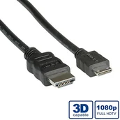 Kable - Rotronic ROLINE High Speed Cable z Ethernet 11.04.5580 - miniaturka - grafika 1
