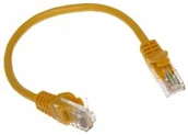 Kable - ABCVISION PATCHCORD RJ45/0.2-YELLOW kat.5e ŻÓŁTY 0.2m - miniaturka - grafika 1