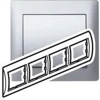 Legrand Sistena Life Ramka 4krotna POZIOMA 771304 - Klawisze i ramki - miniaturka - grafika 3