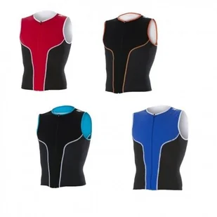 ZEROD Koszulka triathlonowa iSinglet Męska Niebieska - Bielizna sportowa męska - miniaturka - grafika 2