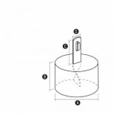 Konewki - UCHWYT BETONOWY BLACHA NIERDZEWNA - miniaturka - grafika 1