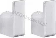 Wieszaki łazienkowe - Gedy Pirenei Wieszak punktowy na ręcznik (2szt.) PI27 - miniaturka - grafika 1