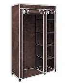 Szafy i regały magazynowe - vidaXL Szafa skadana, garderoba brz. - miniaturka - grafika 1