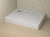 Brodziki prysznicowe - Radaway Delos D 90x75 4D97514-03 - miniaturka - grafika 1